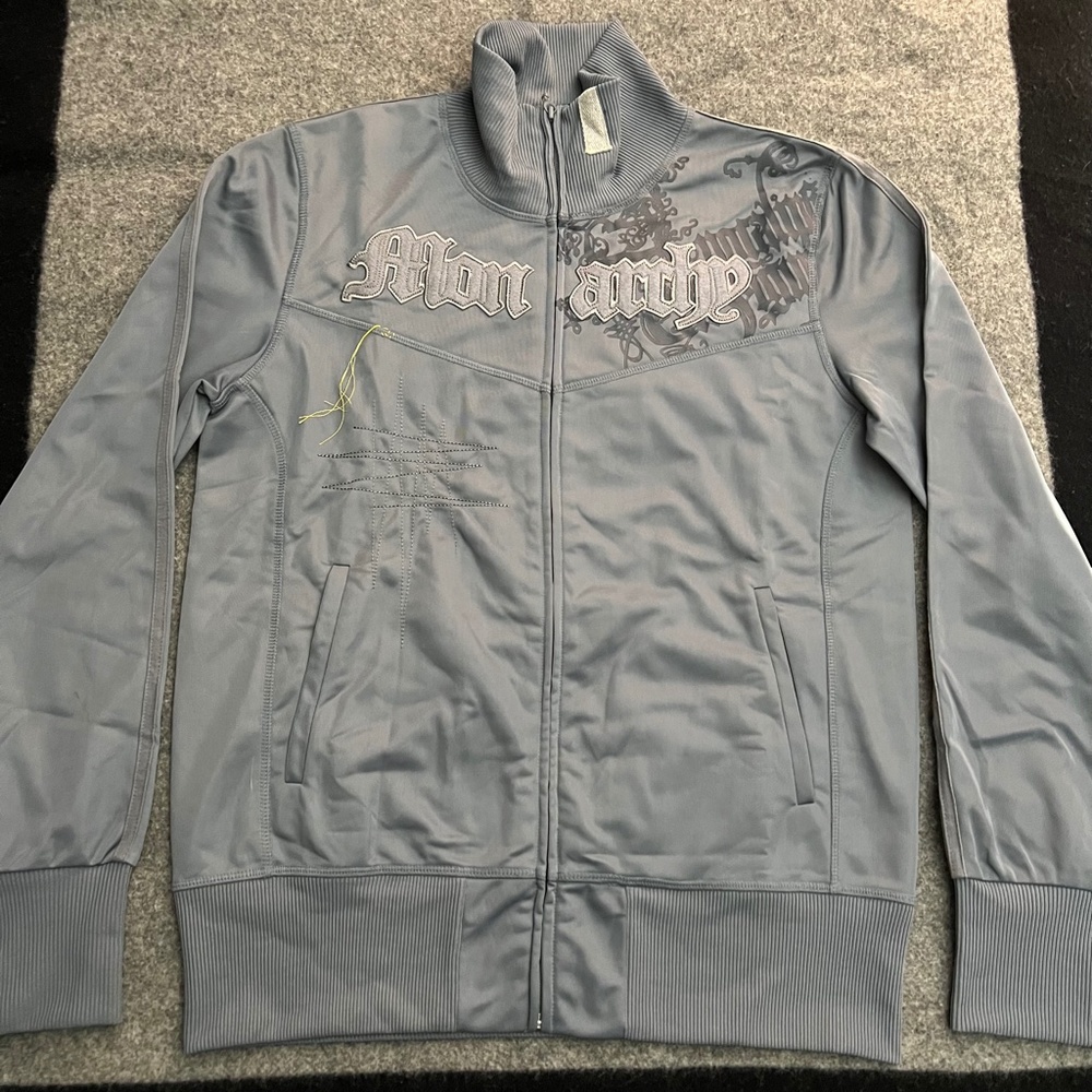 Monarchy Zip-Up Track Jacket Medium - image 1